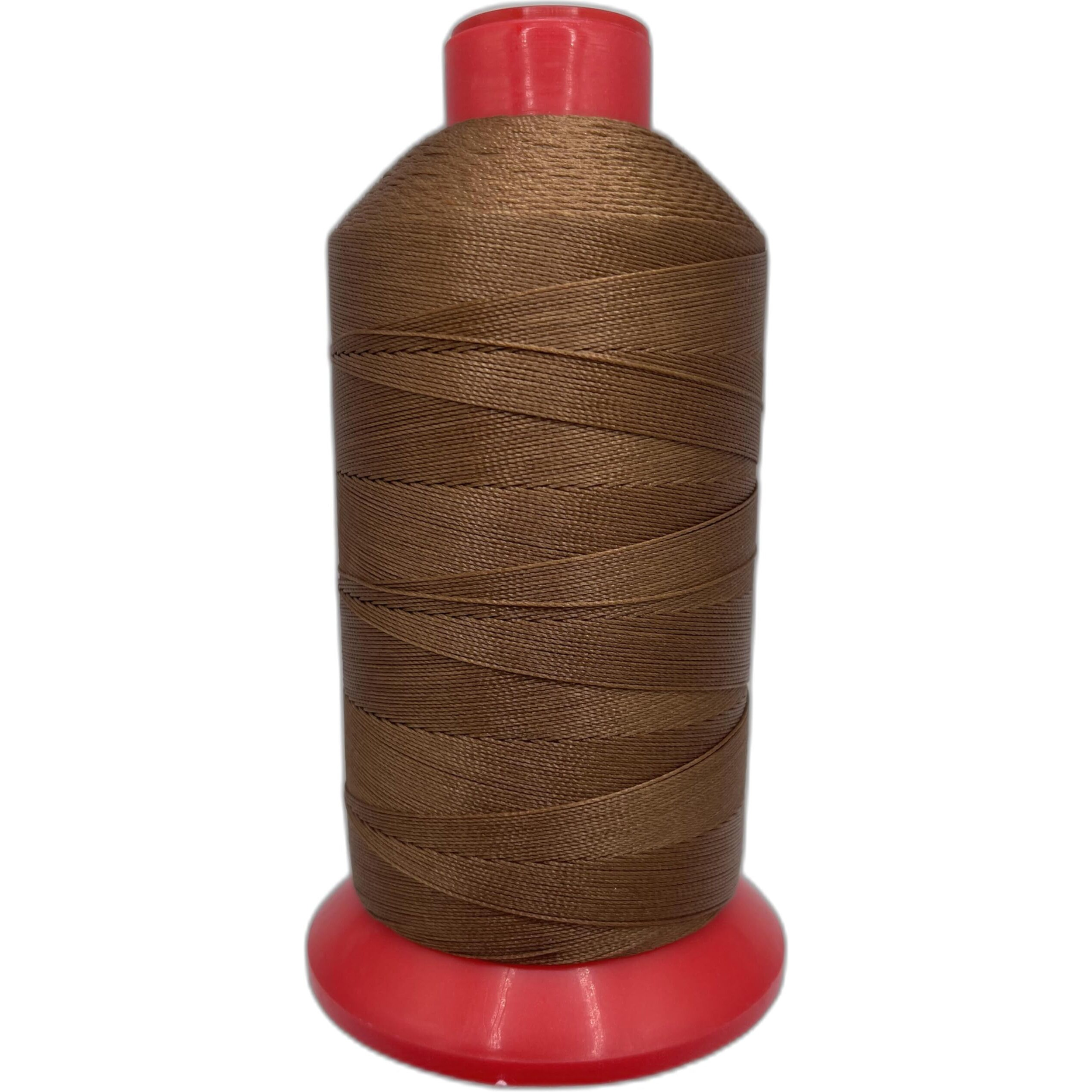 Bonded Nylon Sewing Thread 92 T90 1850Yds For Outdoor  Upholstery (Brown)