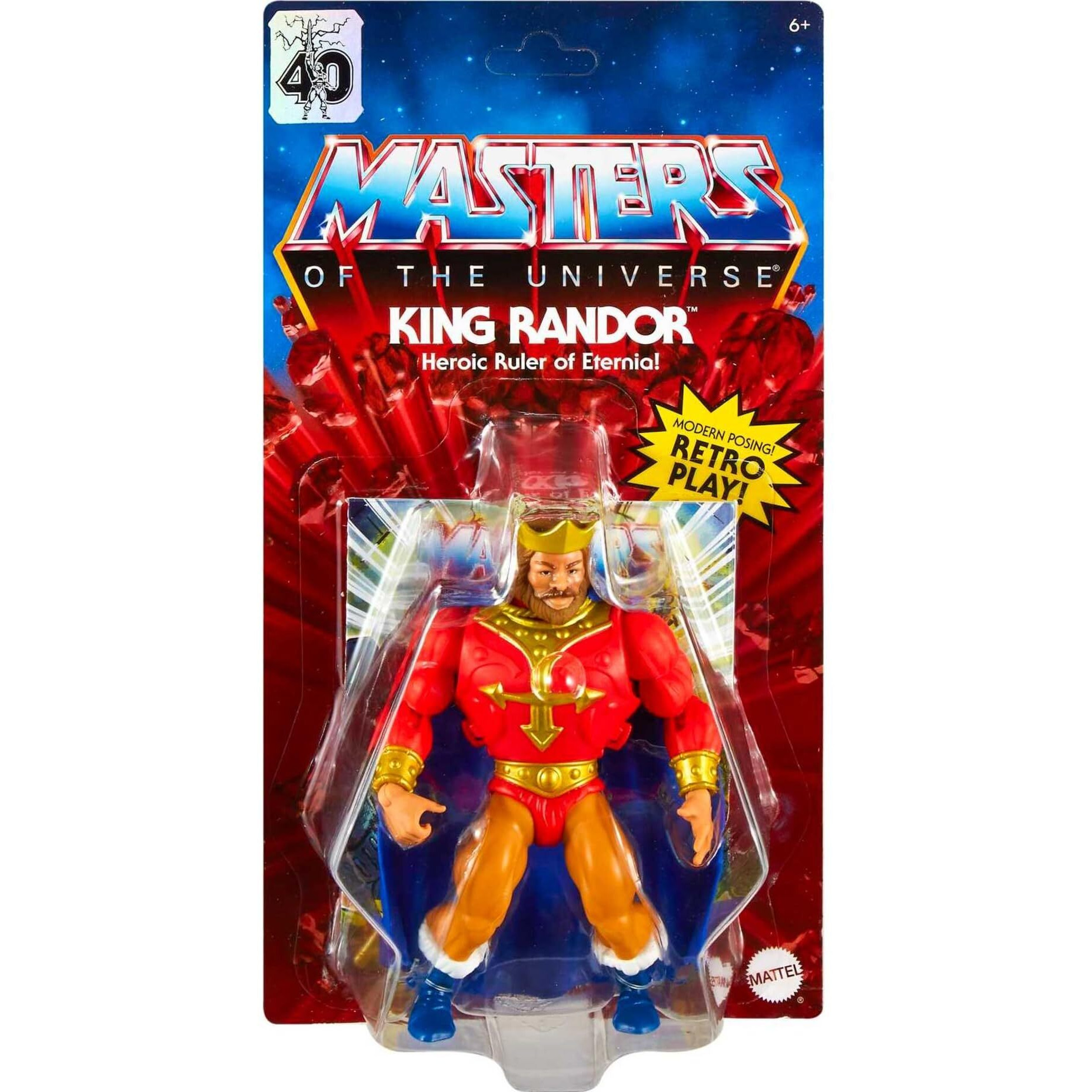 Masters Of The Universe Origins King Rando 5.5-In Action Figures  Battle Figures For Storytelling Play And Display  Gift For 6 To 10-Year-Olds And Adult Collectors