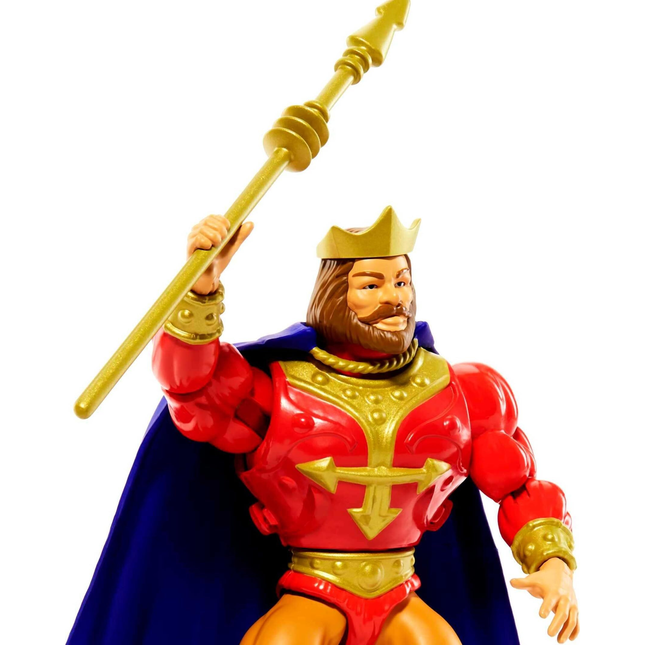 Masters Of The Universe Origins King Rando 5.5-In Action Figures  Battle Figures For Storytelling Play And Display  Gift For 6 To 10-Year-Olds And Adult Collectors