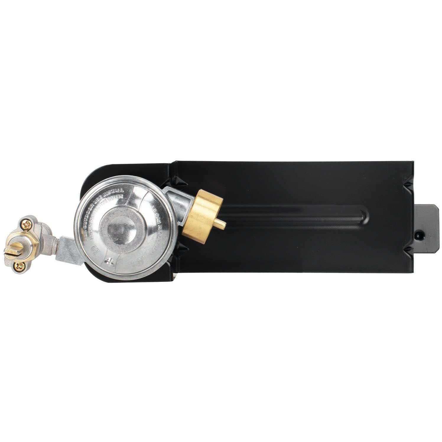 Valve Regulator For Weber Q200 Q220 Series 396001 396002 566001 566002 566801 Gas Grills  Replacement Parts For Weber 80476 Valve Regulator Assembly Black