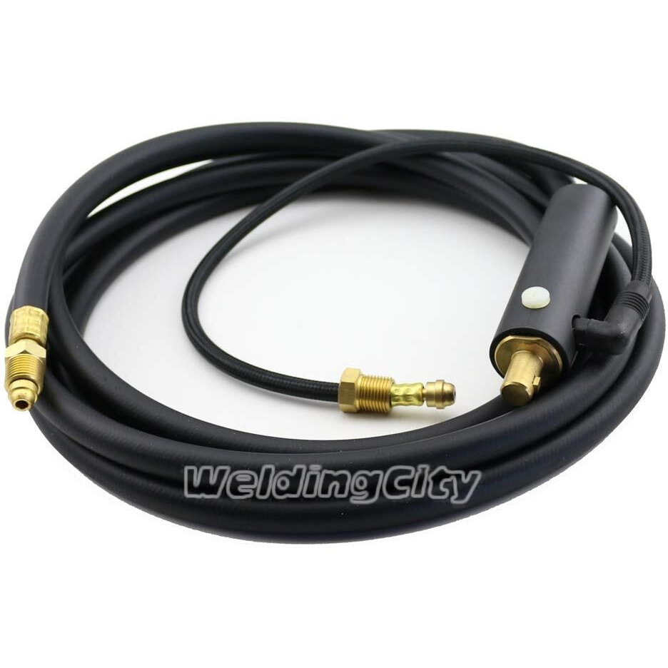 Weldingcity Separate-Hose Dinse-Type (50Mm) Cable Adapter Plug Connector For Air-Cooled 200-Amp Tig Welding Torch 26-Series