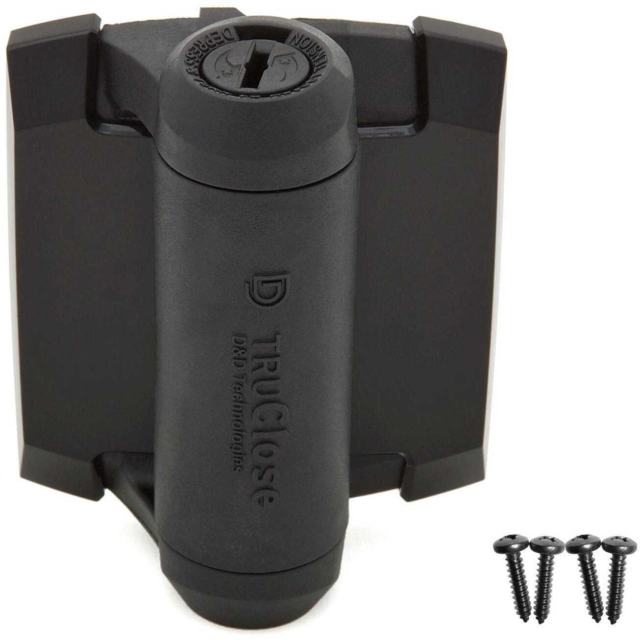 D&D Technologies Tca1S3Bts Truclose Regular Duty Gate Hinges  For Self Closing Metal Gates Up To 66 Pounds  No Alignment Legs  Gloss Black  2 Count