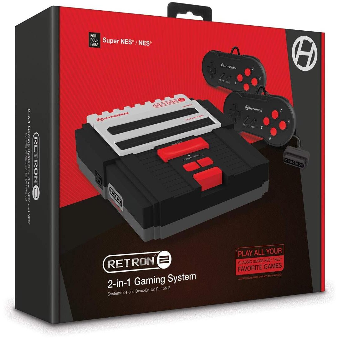 Hyperkin Retron 2 Gaming Console For Super Nes/ Nes (Black)