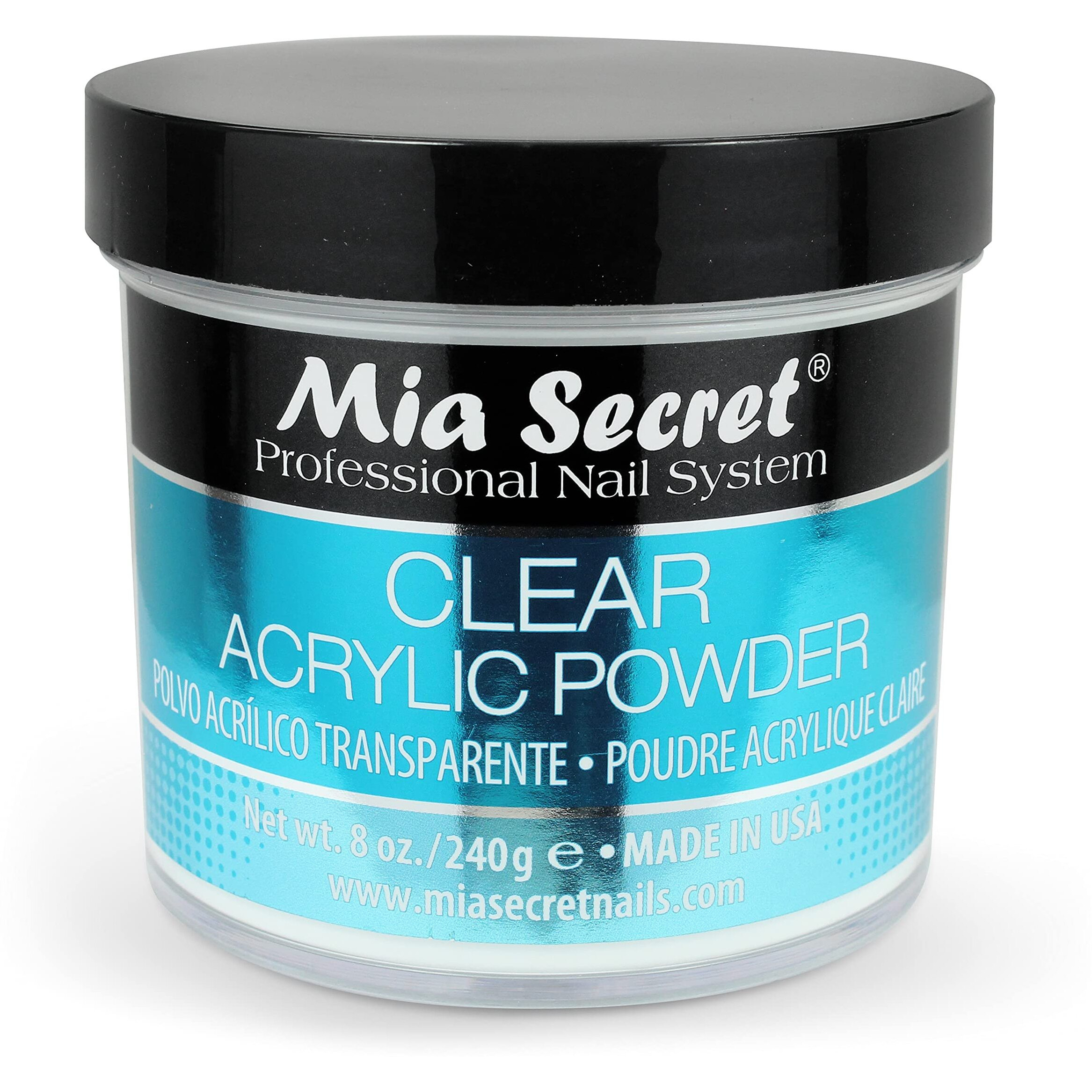 Mia Secret Clear Acrylic Powder (8Oz)