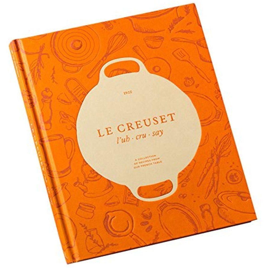 Le Creuset Cookbook  Orange  8.75"" X 11""