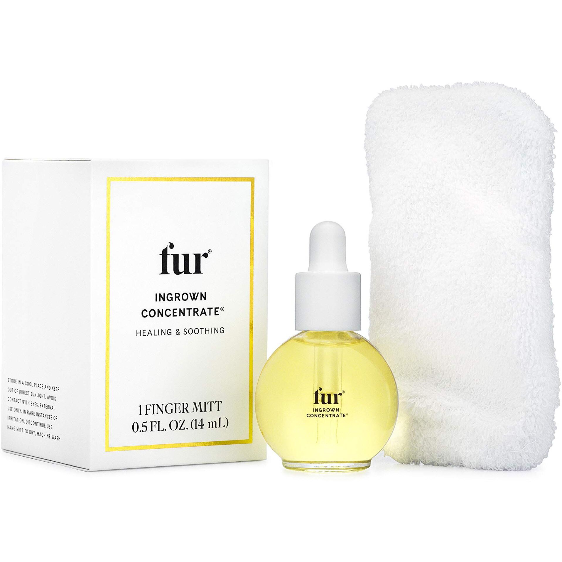 Fur Ingrown Concentrate Exfoliating Oil Kit For Your Hair And Skin To Smoothe  Soothe  And Treat Ingrown Hairs - O.5Fl Oz