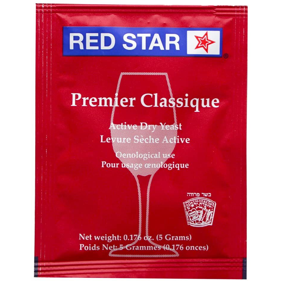 Wine Yeast Red Star Premier Classique Formerly Montrachet For Wine Making X10