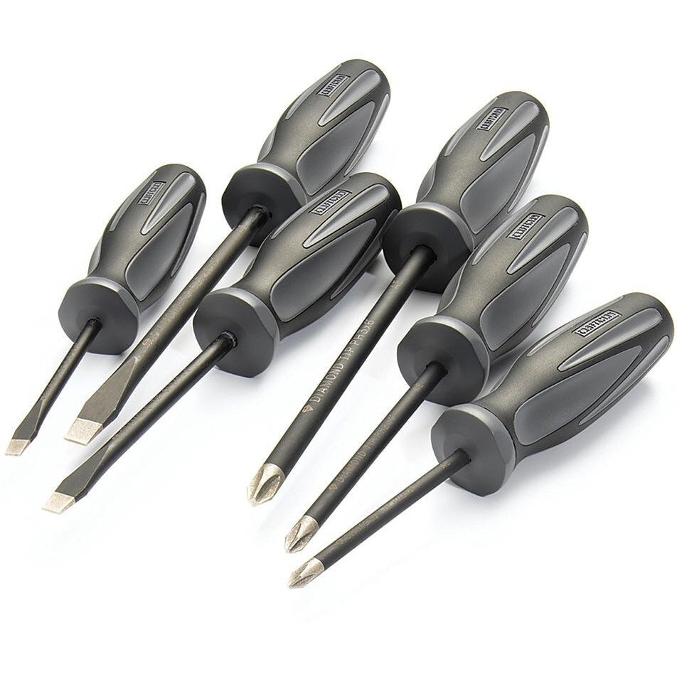 Craftsman Extreme Grip 6-Piece Diamond Tip Screwdriver Set