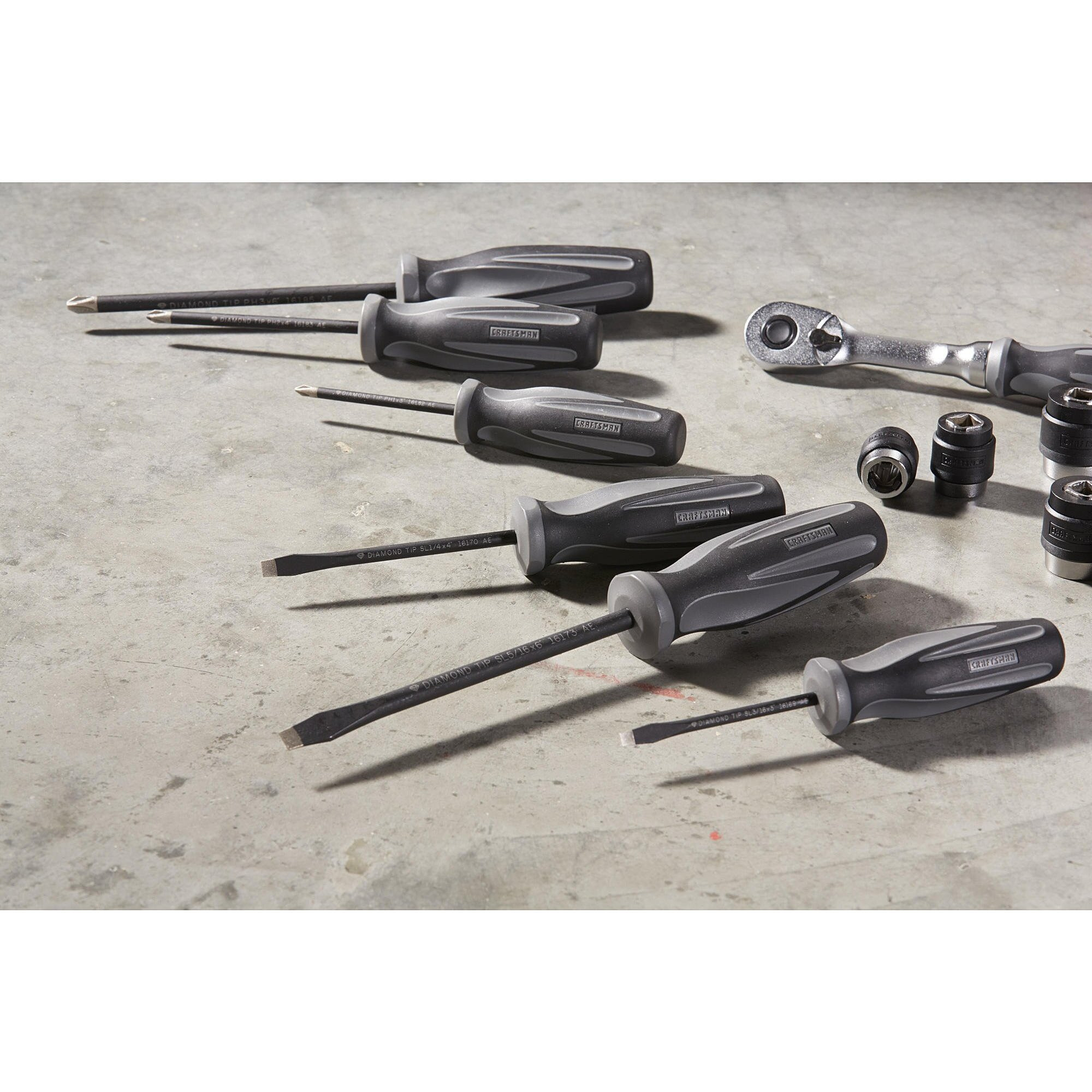Craftsman Extreme Grip 6-Piece Diamond Tip Screwdriver Set