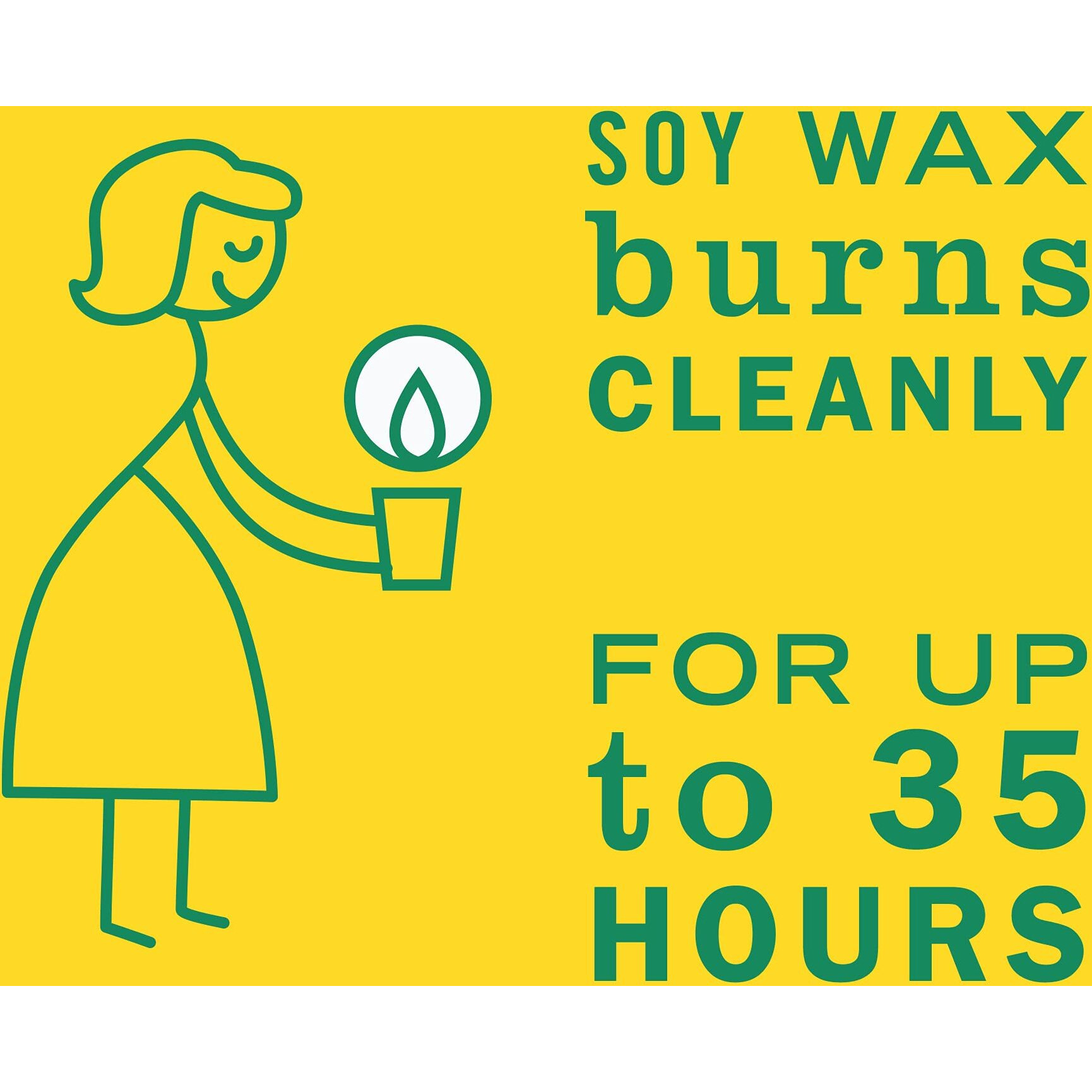 Mrs. Meyer's Clean Day Soy Aromatherapy Candle  35 Hour Burn Time  Made With Soy Wax And Essential Oils  Honeysuckle  7.2 Oz