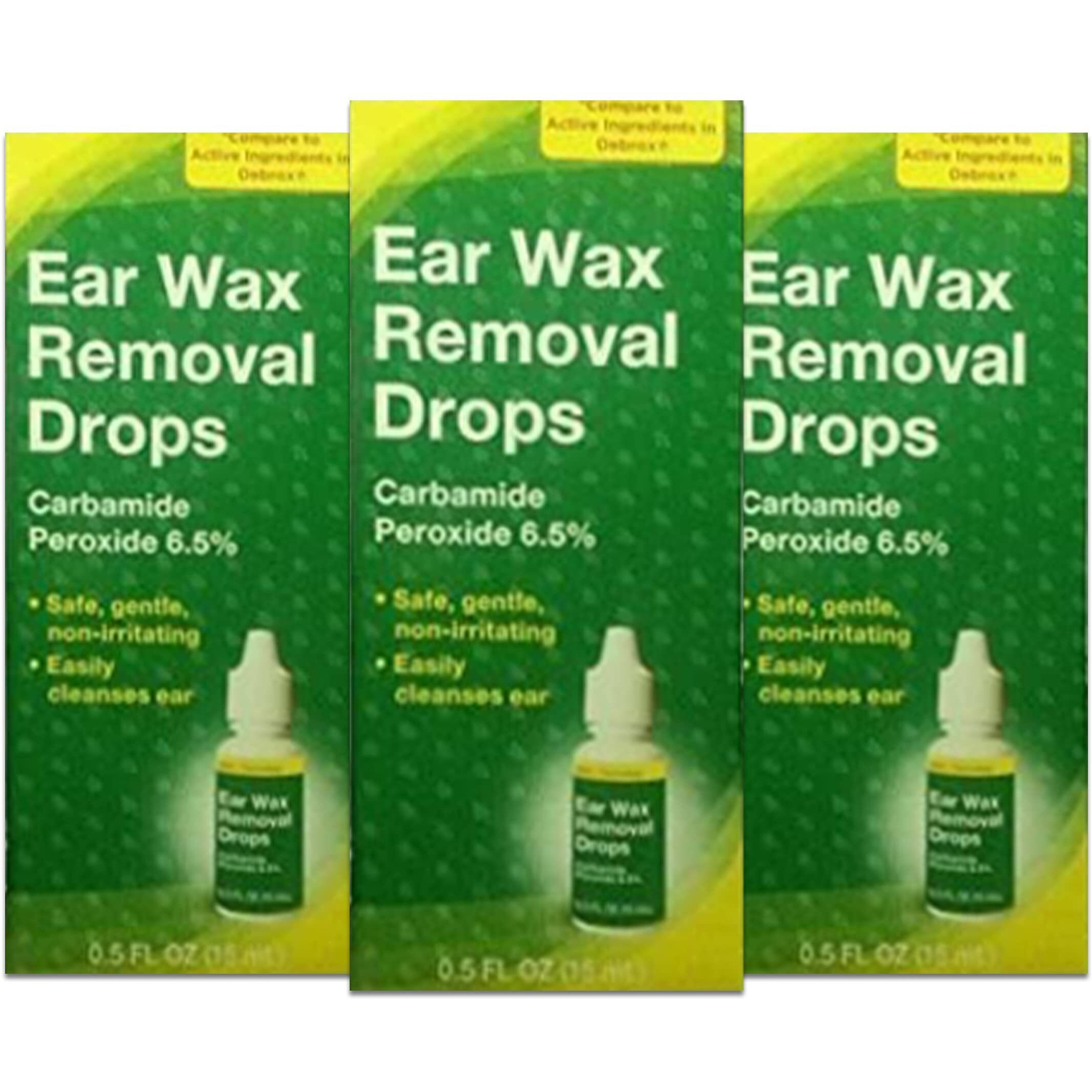Ear Wax Removal Drops  0.5 Fl Oz (Pack Of 3)