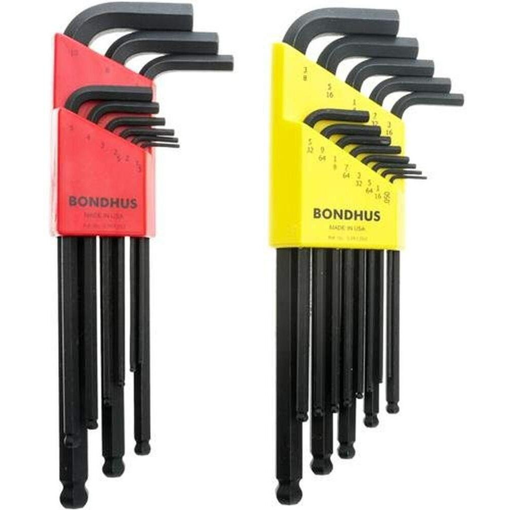 Bondhus 20199 Balldriver L-Wrench Doublepk  10999 1.5-10Mm & 10937 0.050-3/8""