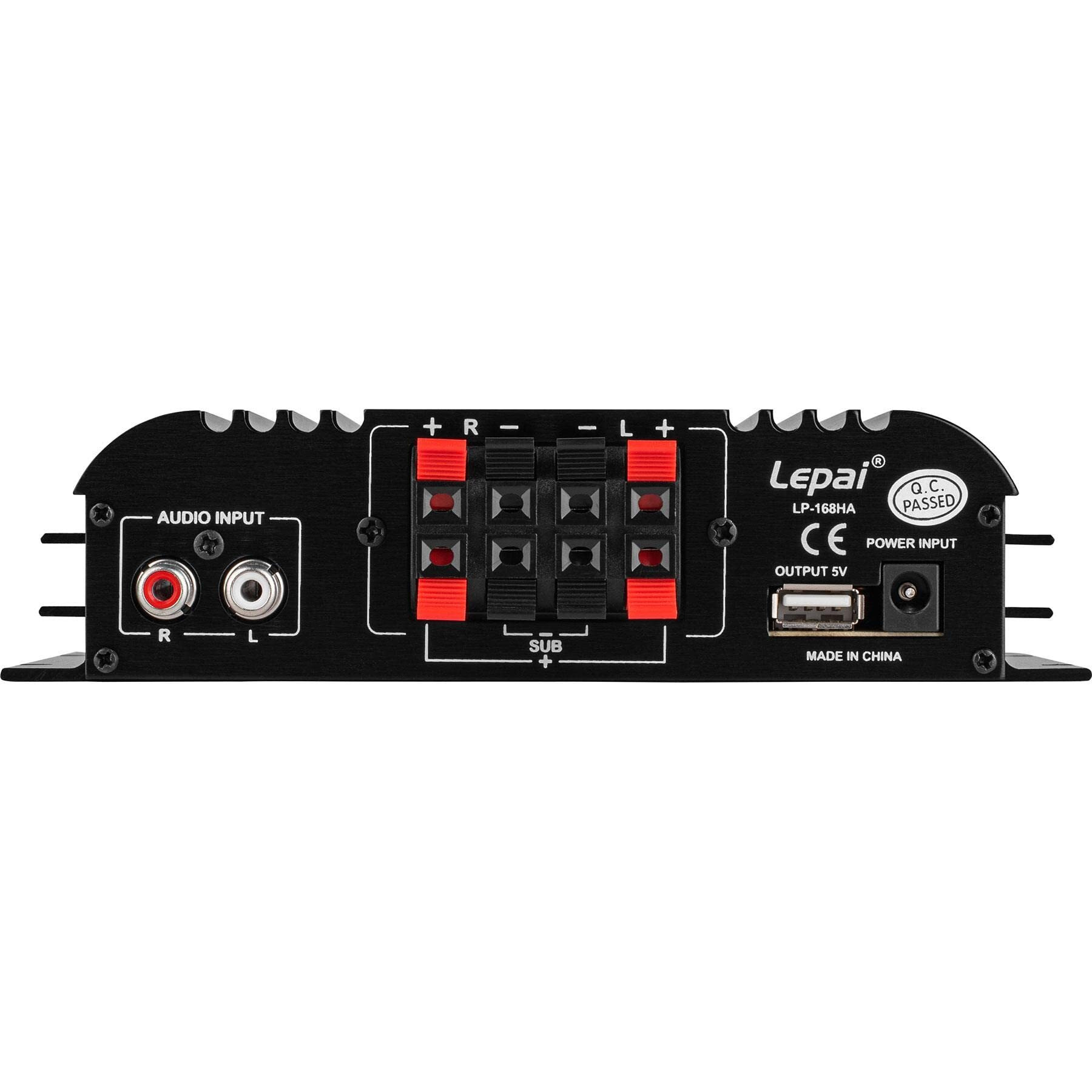 Lepai Lp-168Ha 2.1 2X40W Mini Amplifier + 1X68W Sub Output