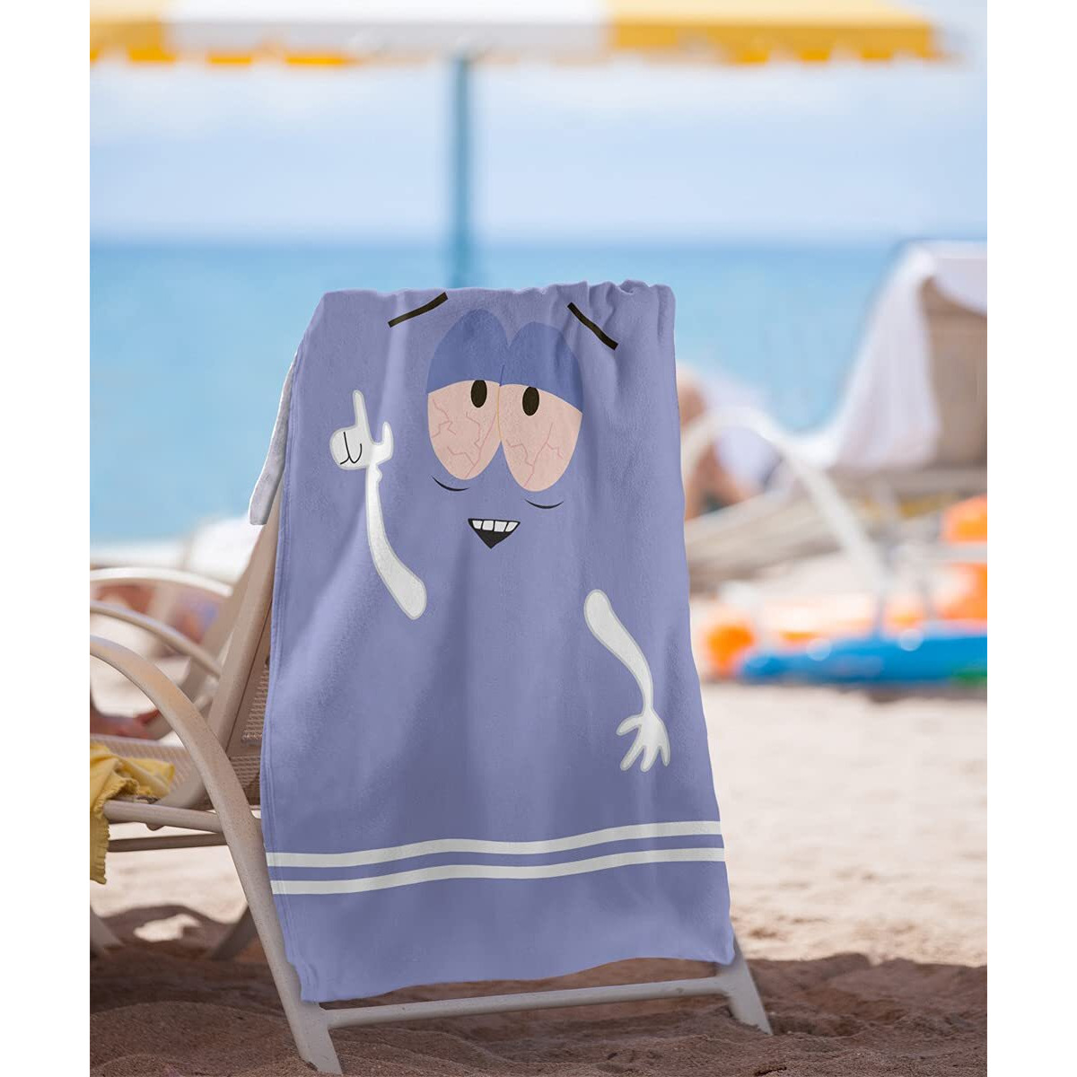 Logovision South Park Towelie Officially Licensed Beach Towel 30"" X 60""