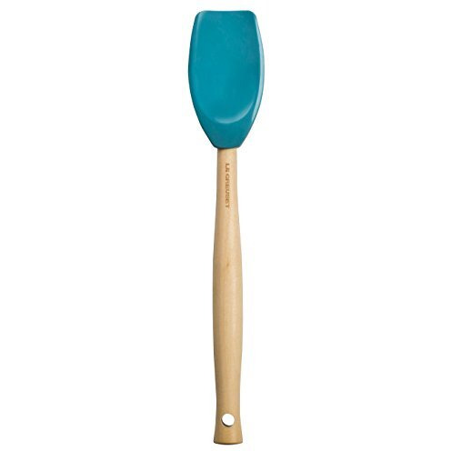 Le Creuset Silicone Craft Series Utensil Set With Stoneware Crock  5 Pc.  Caribbean