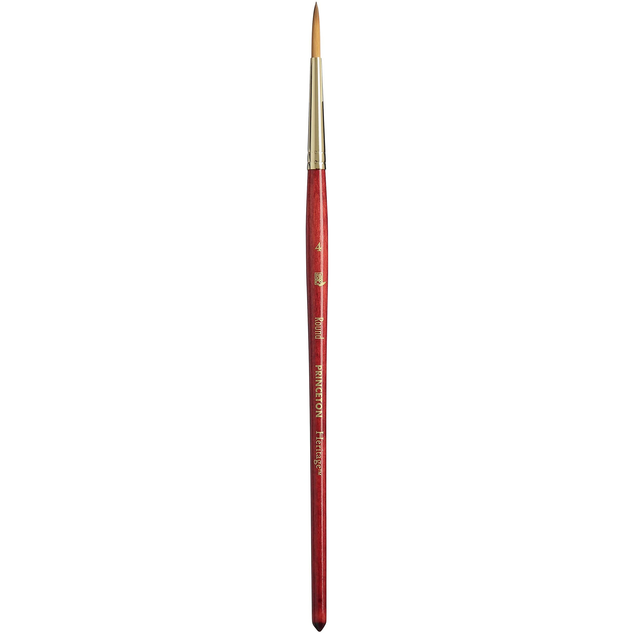 Princeton Heritage Paintbrush  Size 4  Scarlet
