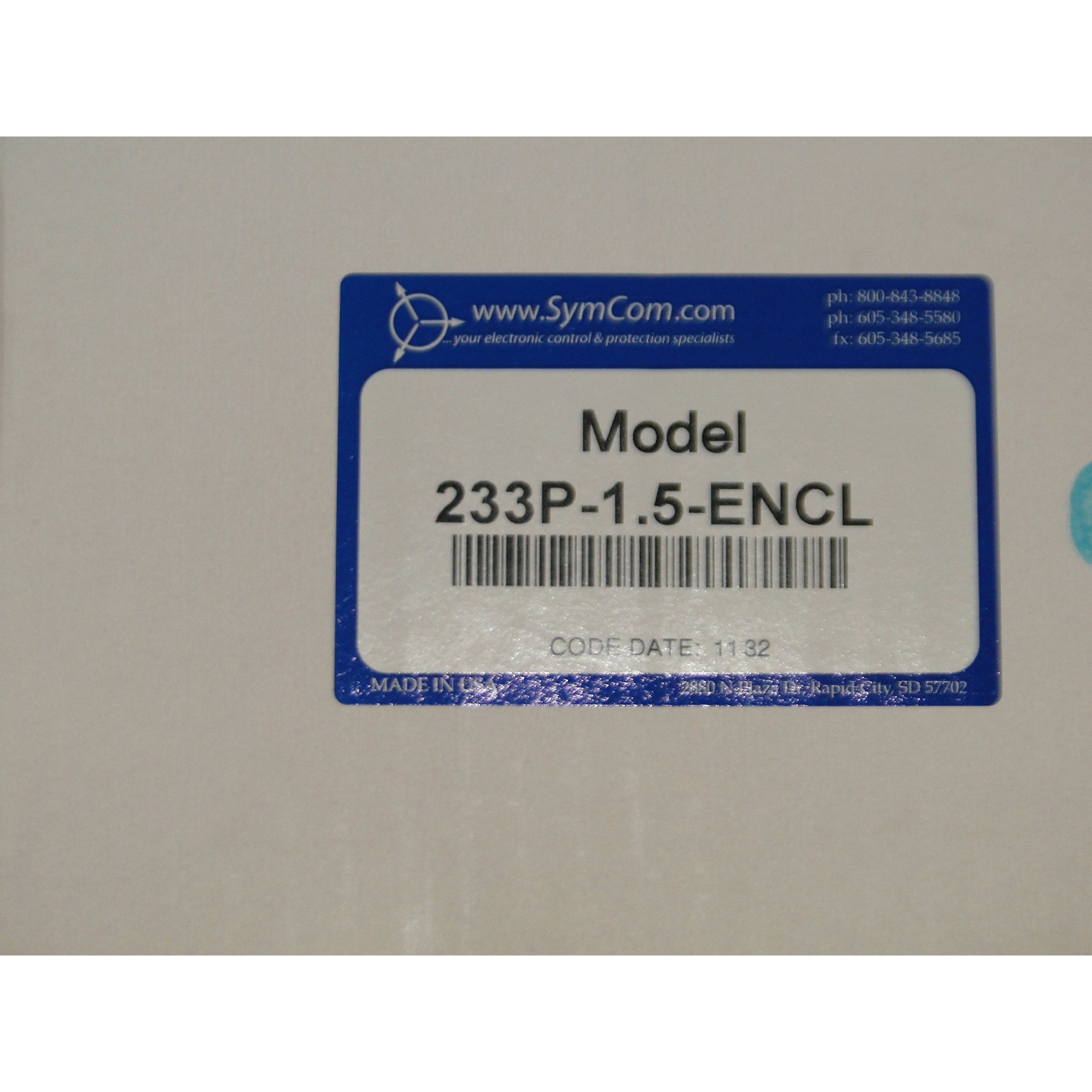 Pumpsaver Plus 233P-1.5-Encl Symcom Low Yield Water Well Pump Protection Made In Usa