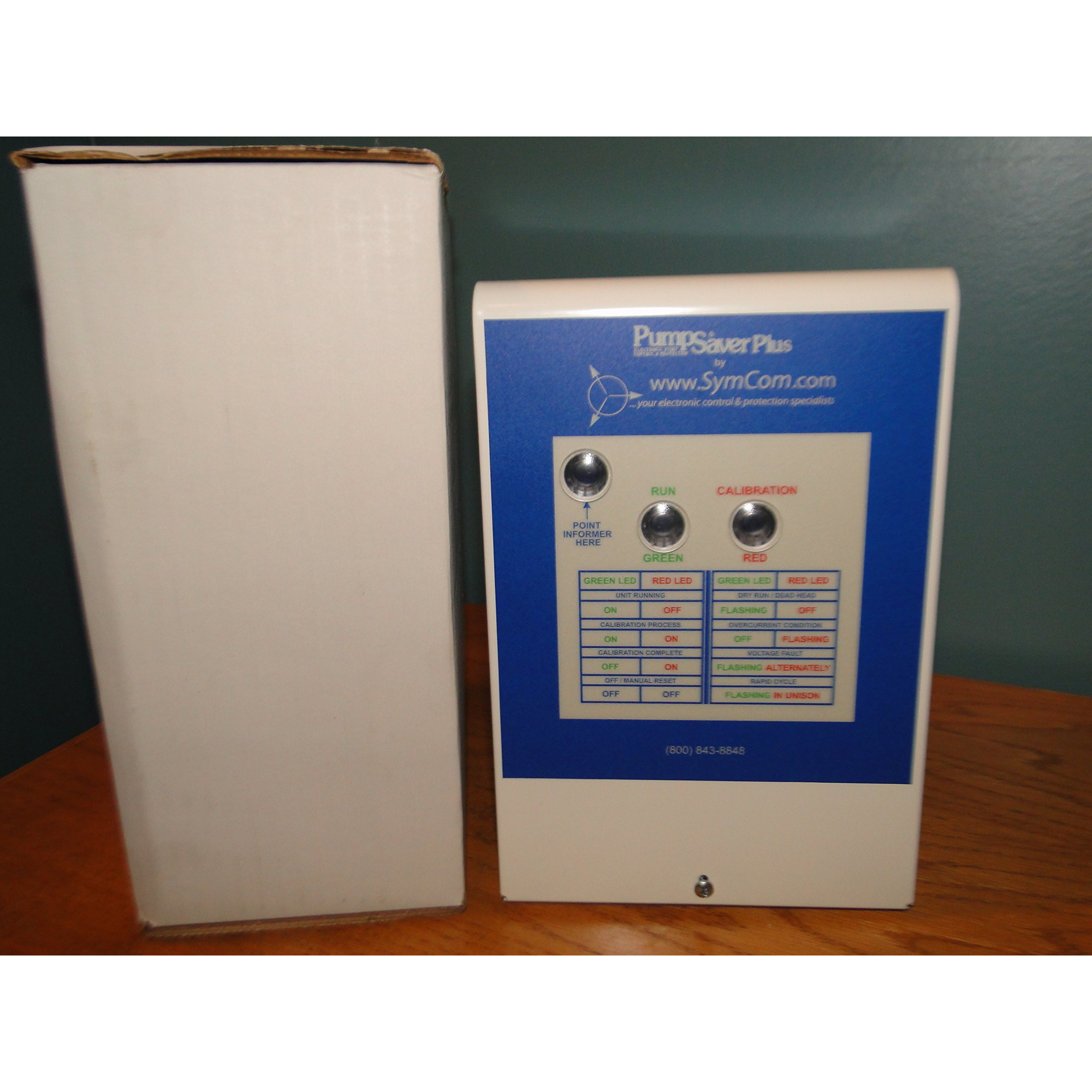 Pumpsaver Plus 233P-1.5-Encl Symcom Low Yield Water Well Pump Protection Made In Usa