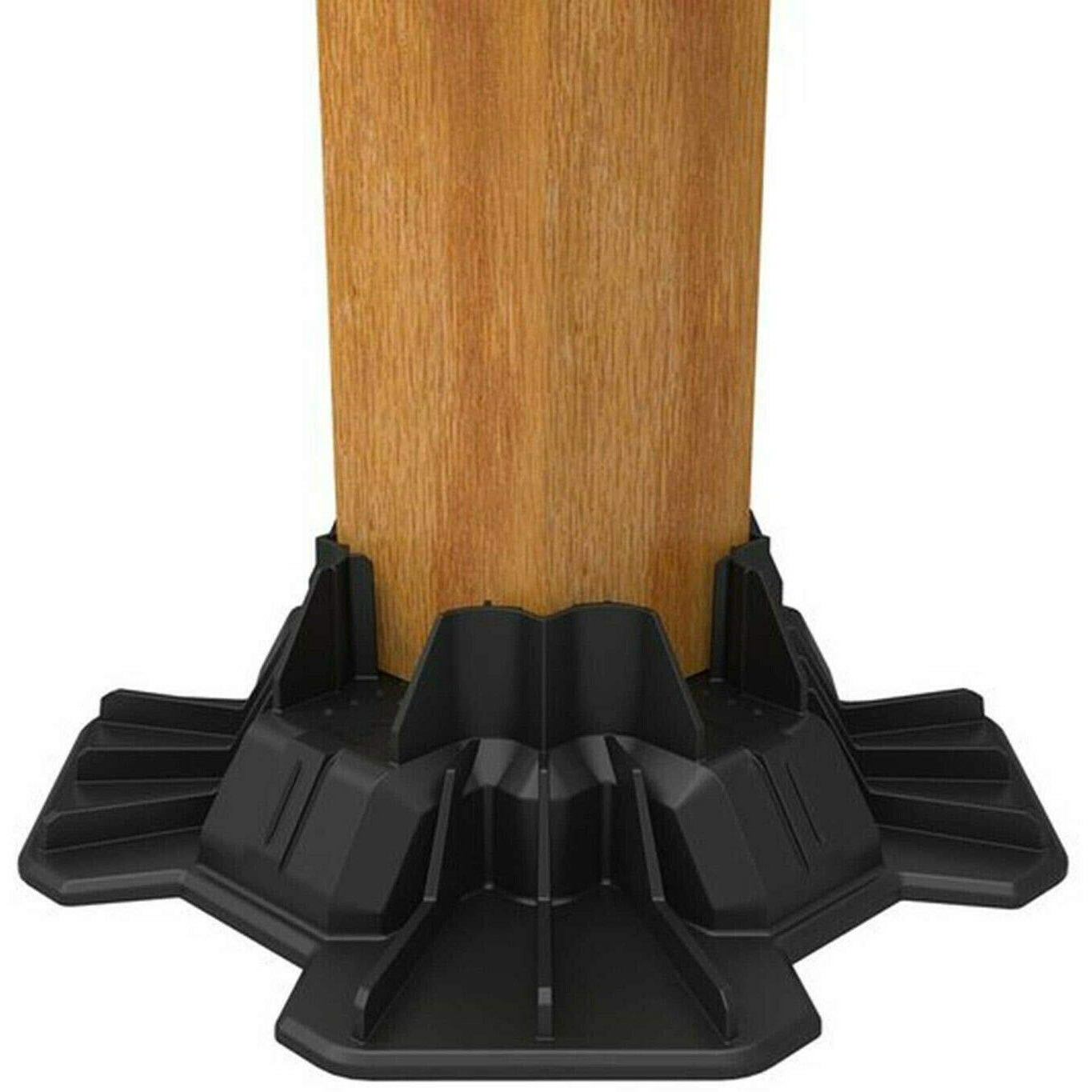 Tuffblock Instant Foundation Block Deck Support System For 4"" X 4"" Posts And 2"" Joists