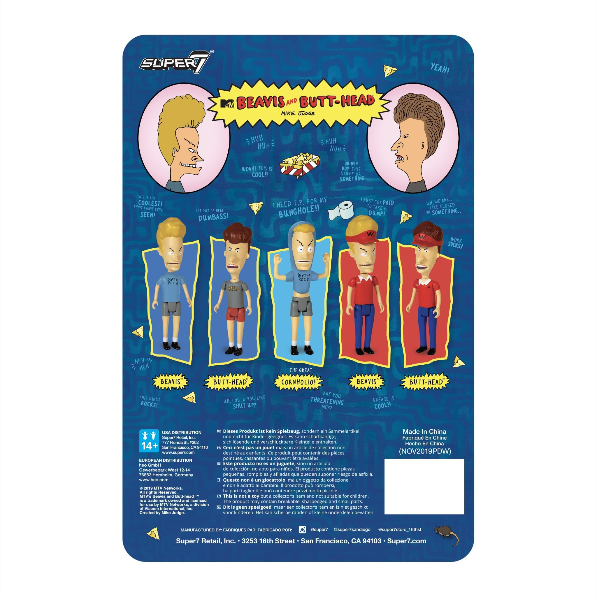 Super7 Beavis And Butt-Head The Great Cornholio - 5"" Beavis And Butt-Head Action Figure Classic Tv Collectibles And Retro Toys