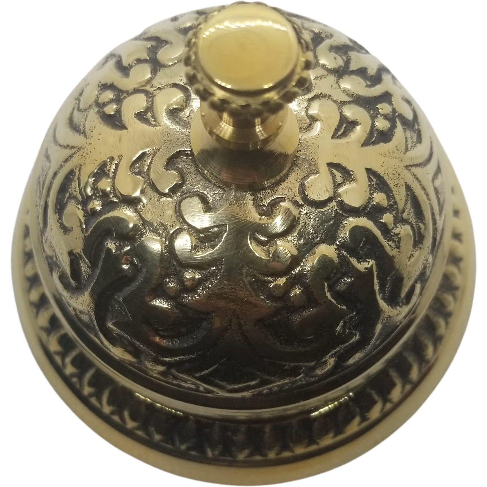 Solid Brass Victorian Style Service Desk Bell