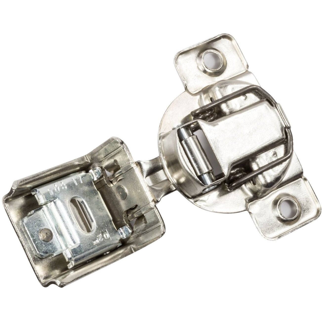 10 Pack Rok Hardware Grass Tec 864 108 Degree 1-1/4"" Overlay Self Close Screw On Compact Cabinet Hinge 04493-15 3-Way Adjustment 45Mm Screw Hole Pattern