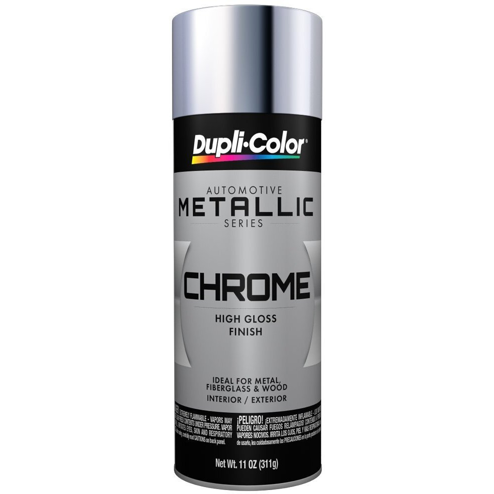 Dupli-Color Ecs101007 Instant Enamel Metallic Automotive Paint - Chrome Spray Paint - 11 Oz. Aerosol Can