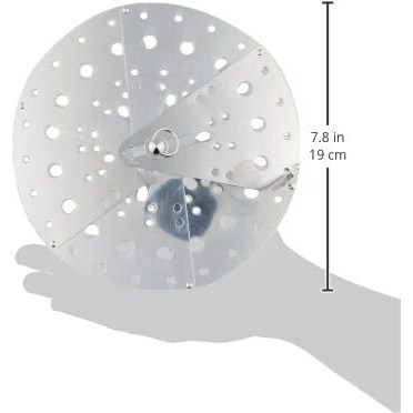 Shimomura Industry Tamahashi Fo-1 Free Size Drop Lid  5.5-9.1 Inches (140-230 Mm)  Stainless Steel  Japan