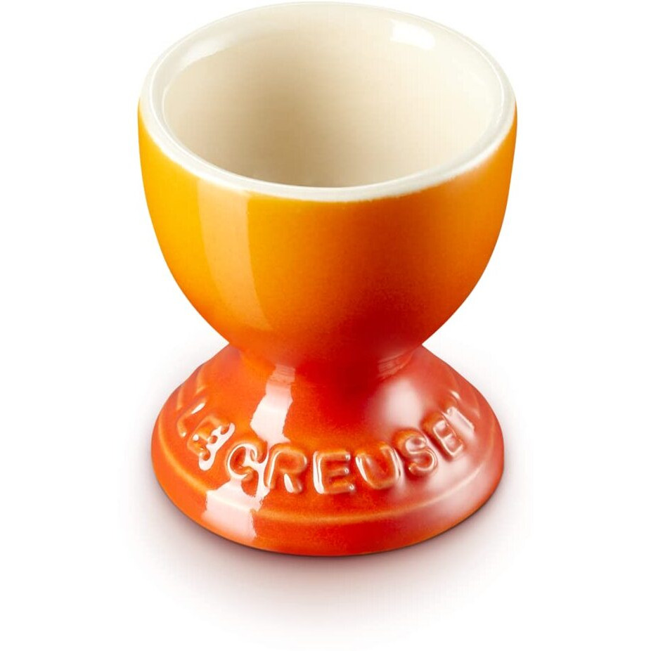 Le Creuset Stoneware Egg Cup  2""  Flame  1 Count (Pack Of 1)