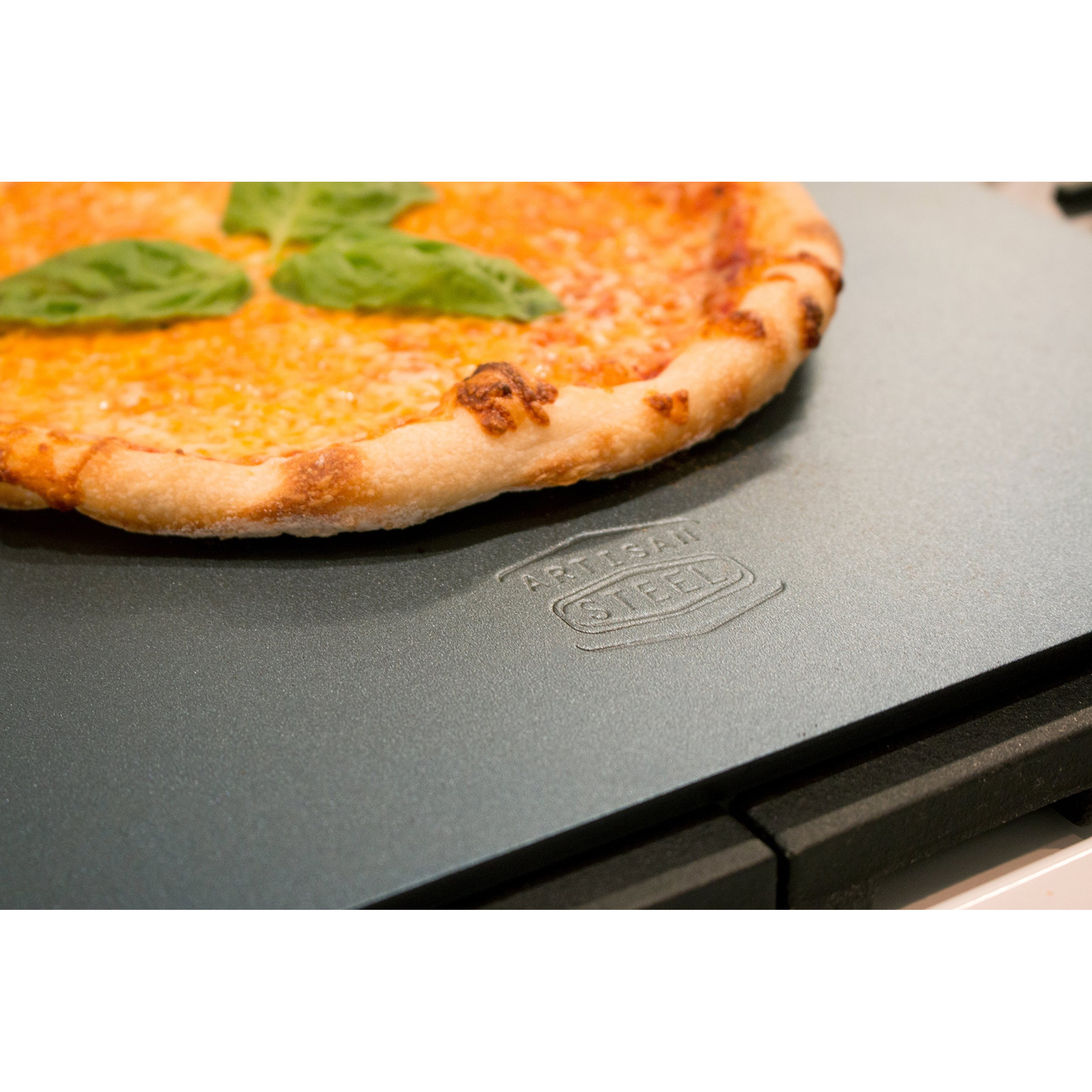 Artisan Steel - High Performance Pizza Steel Made In The Usa - 16"" X 14.25"" (.25"" Thick)