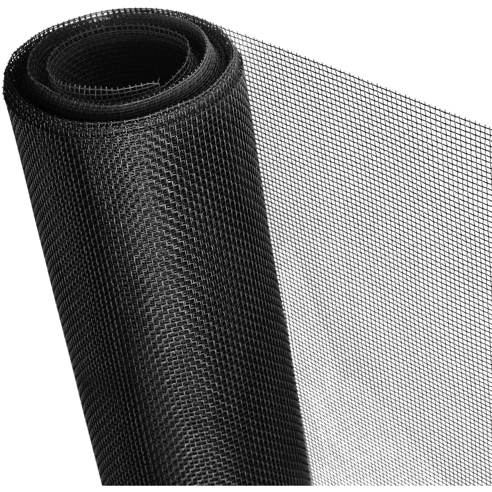 Stockroom Plus Replacement Adjustable Fiberglass Window Screen Mesh For Patio  Sliding Doors (White  48 X 236 In)