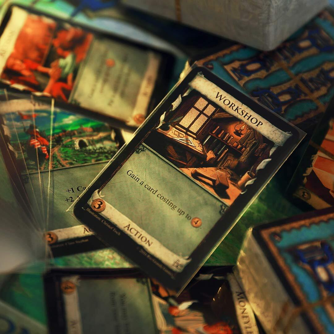 Deelf 1000 Ct Clear Card Sleeves 61 X 92 Mm Size For Dominion Game By Panda Card Sleeves