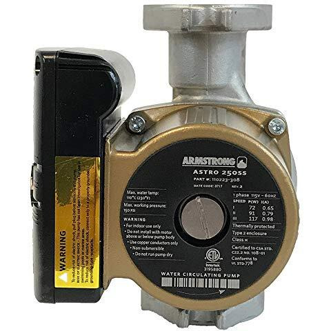 Armstrong 110223-308 1/20 Horsepower Astro 250Ss Wet Rotor Circulator  Stainless Steel