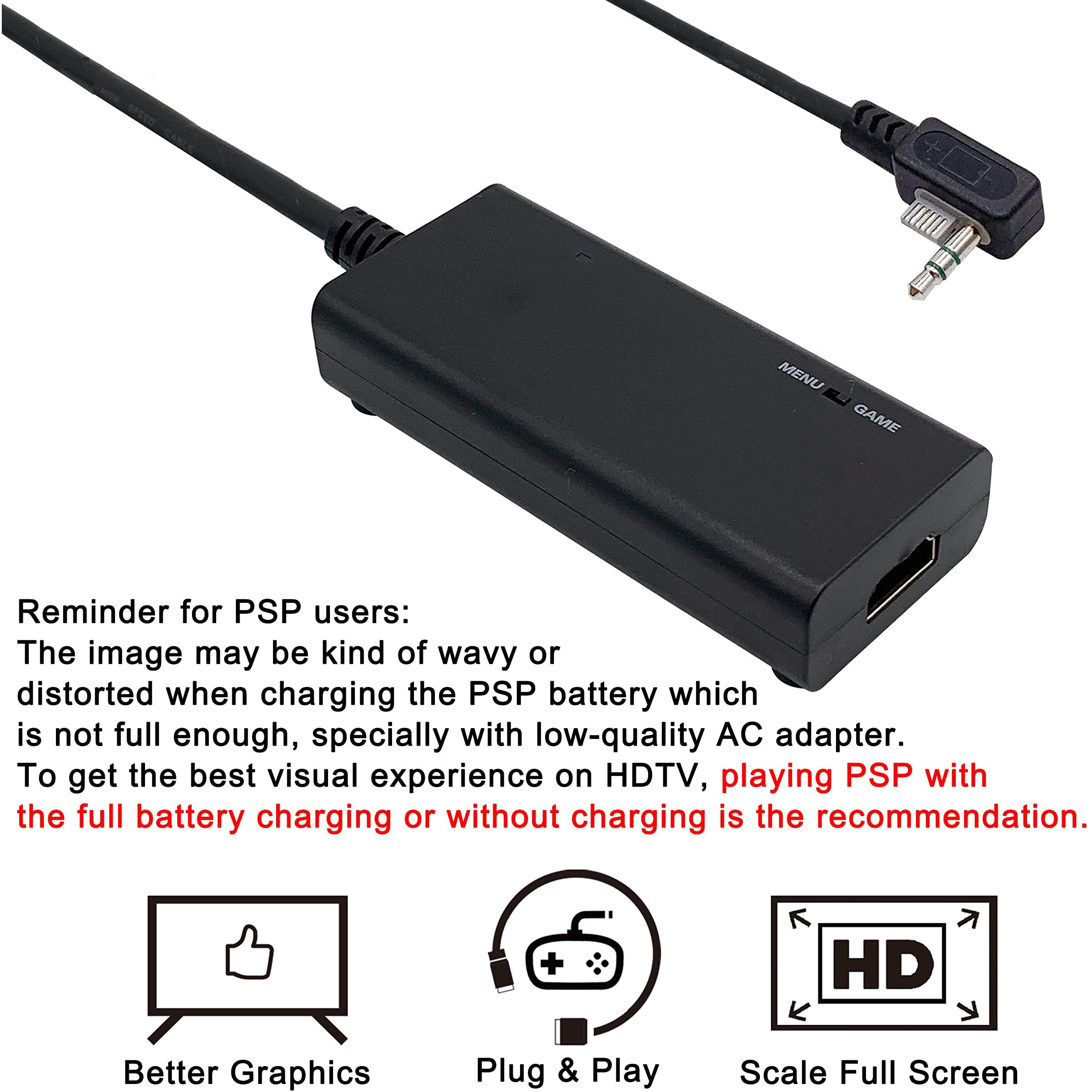 Levelhike Hdmi Cable For Psp 2000 & Psp 3000 Handheld Console