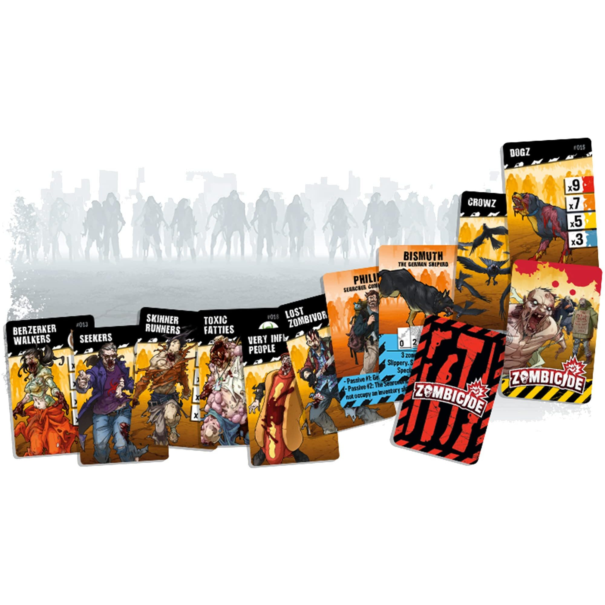 Zombicide 2Nd Edition Zombie Soldiers Zombie Set - Shooter Walkers Expansion Cooperative Strategy Game  Ages 14+  1-6 Players  1 Hour Playtime  Made By Cmon