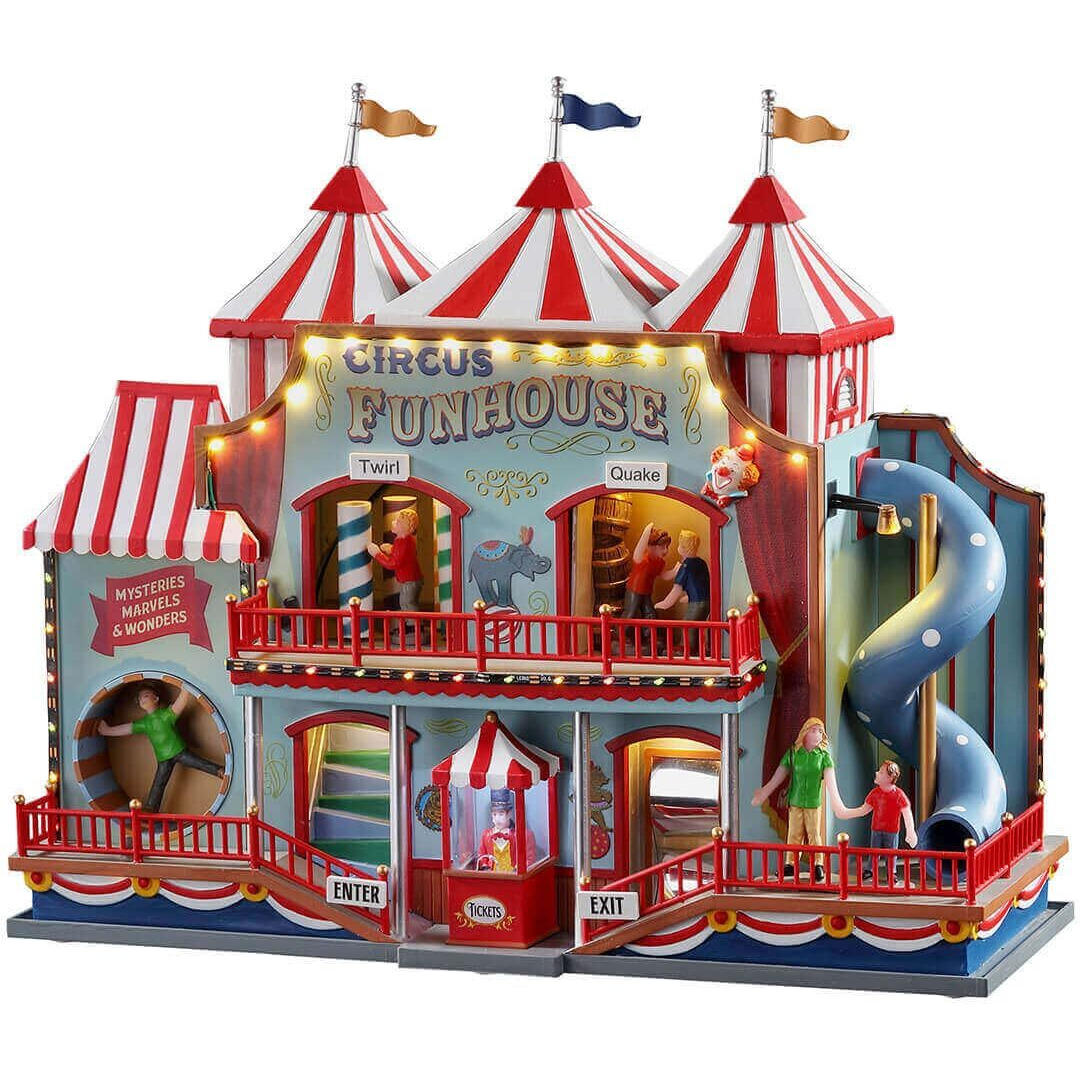 Lemax Circus Funhouse  With 4.5V Adaptor 05616