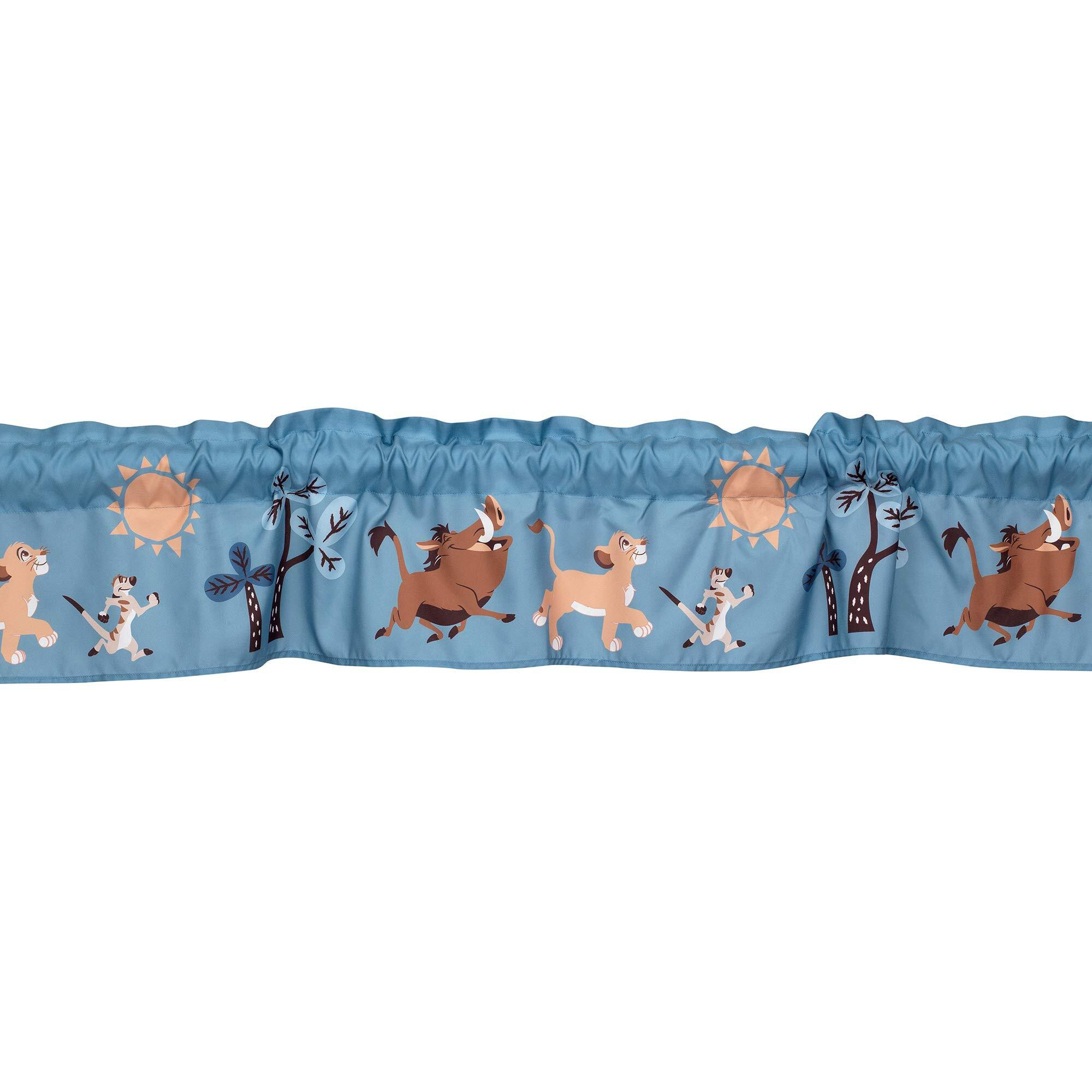 Lambs & Ivy Lion King Adventure Window Valance  Blue