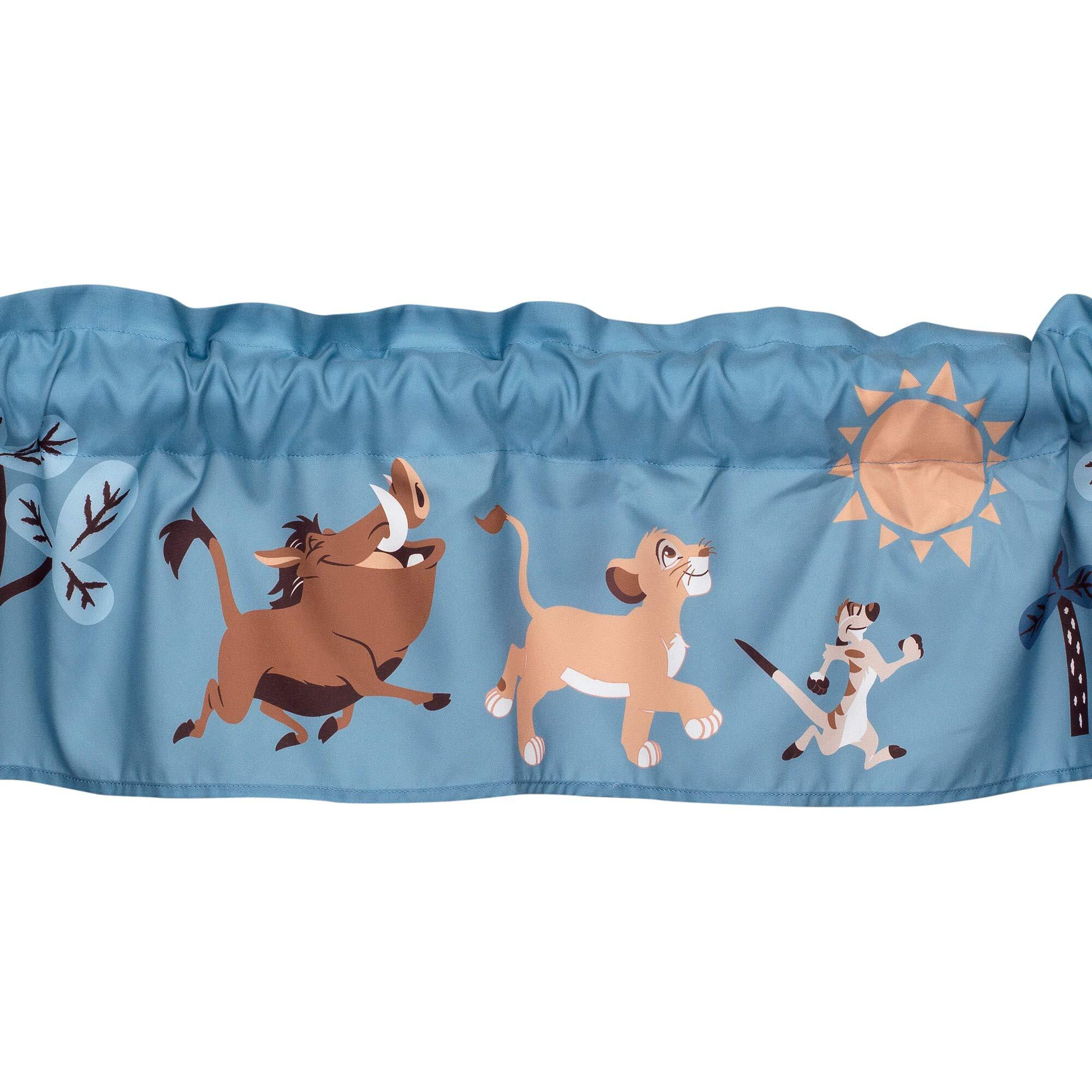Lambs & Ivy Lion King Adventure Window Valance  Blue
