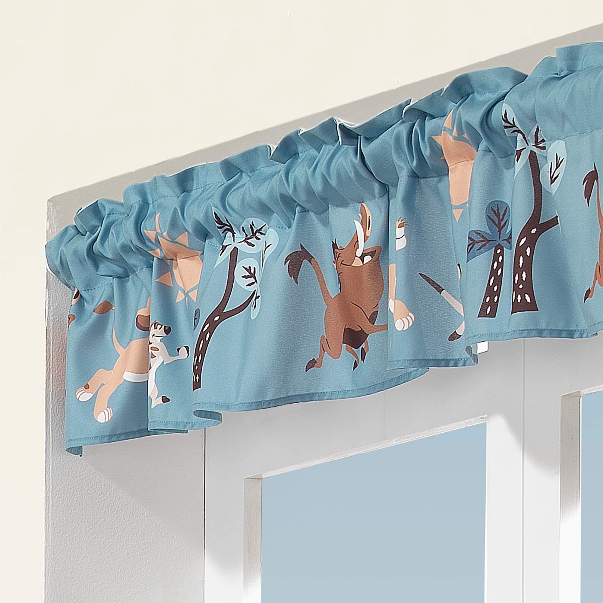 Lambs & Ivy Lion King Adventure Window Valance  Blue
