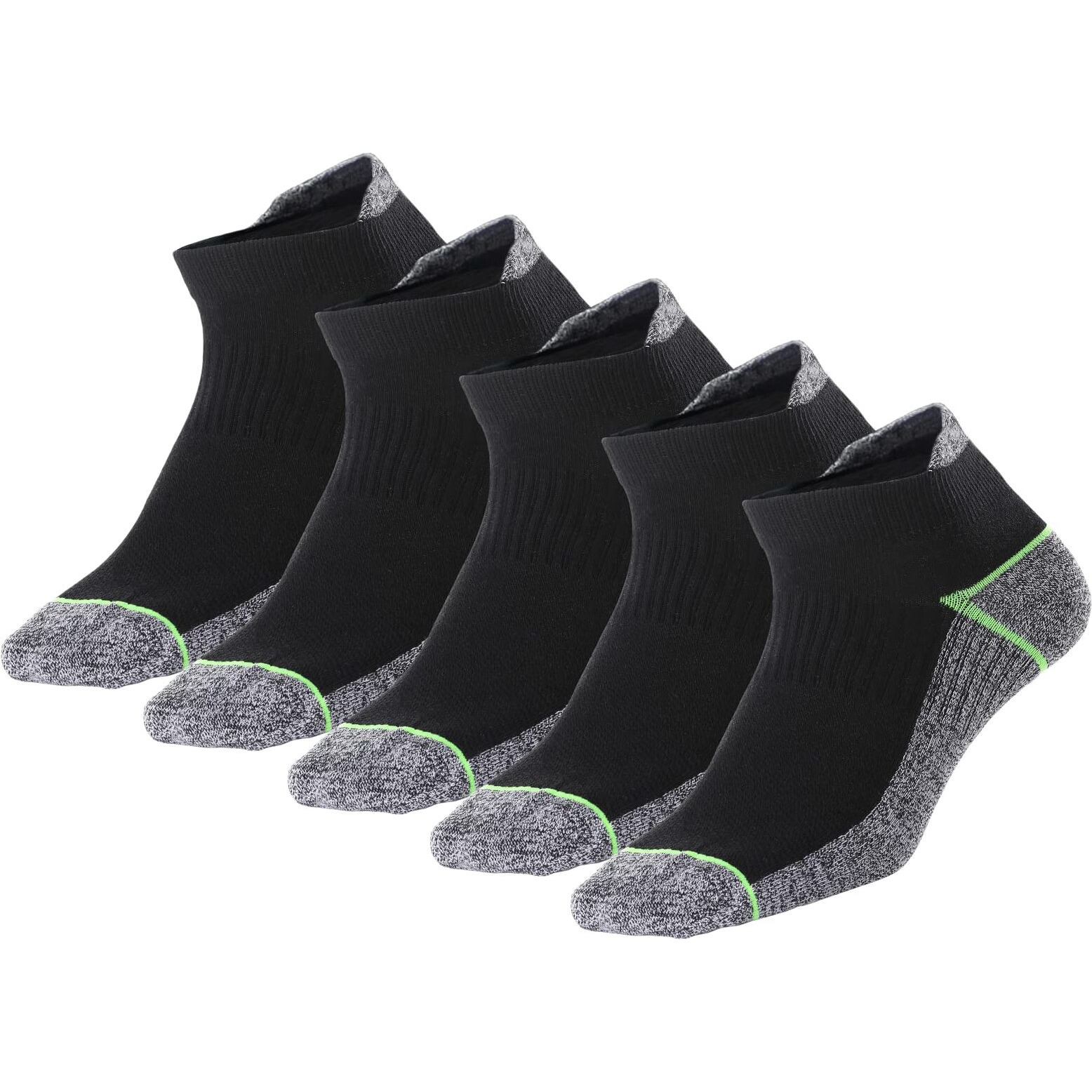 Kodal Copper Ankle Socks  Athletic Low Cut Running Socks For Men Women  Moisture Wicking  Odor Control  Breathable For Sweaty Feet (5 Pairs)