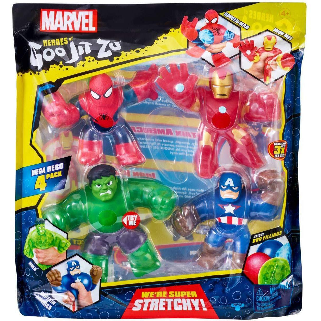 Goo Jit Zu 37260 Marvel 4 Pack