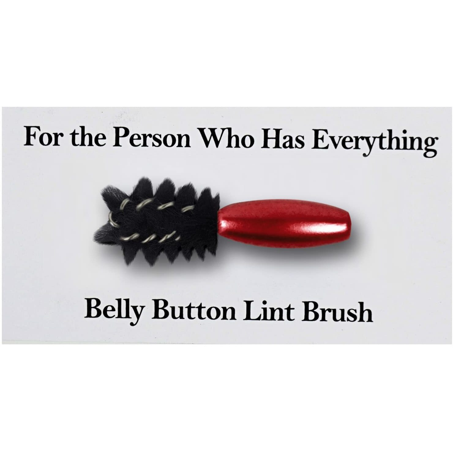 Gift For Husband By Aliza | Belly Button Brush - Excellent Gift For Wife Husband Boyfriend Girlfriend Friend Sister Brother Dad Mom - Black Handle