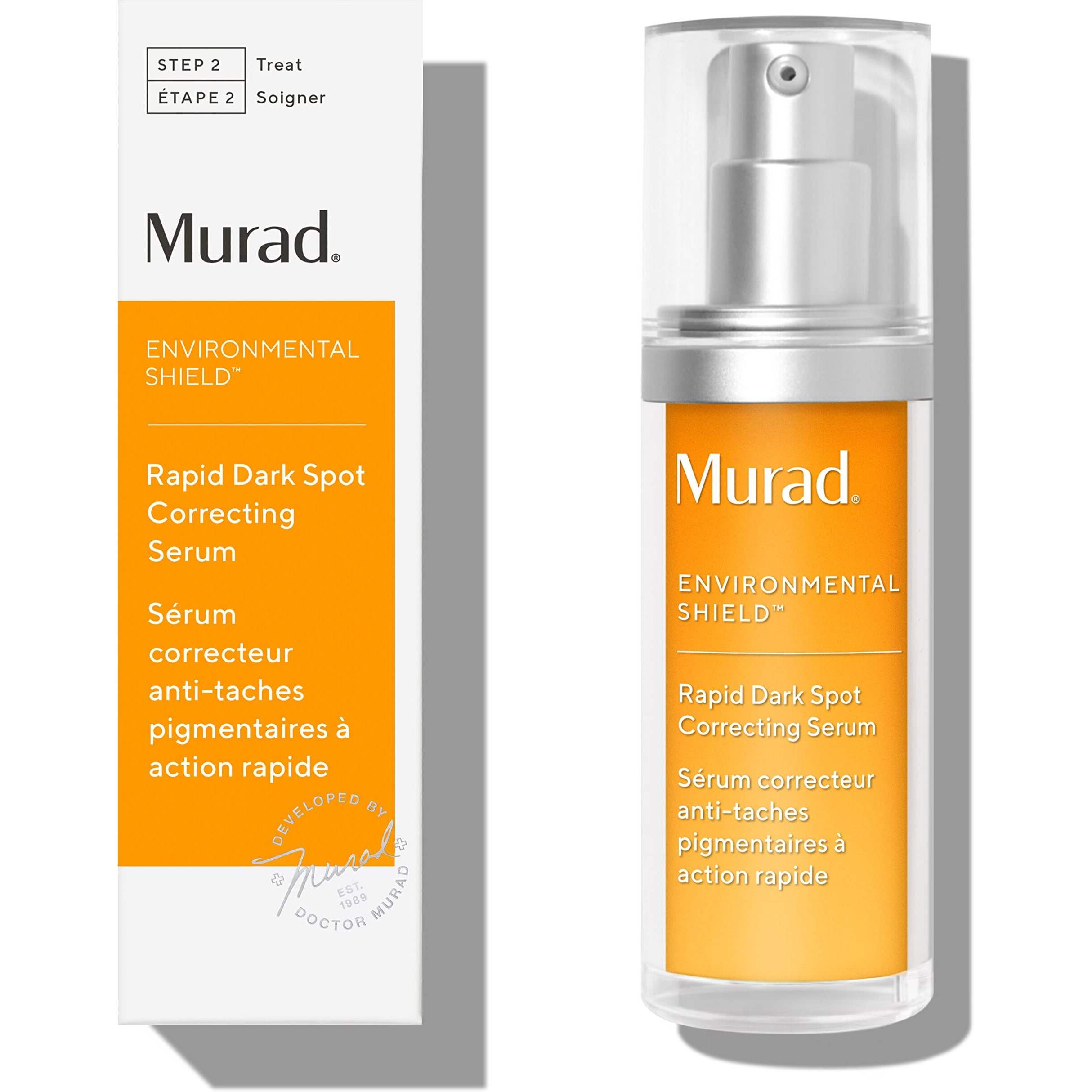 Murad Rapid Dark Spot Correcting Serum - Skin Brightening Face Serum For Hyperpigmentation - Glycolic Acid Treatment Backed By Science  Travel Size 0.33Fl Oz