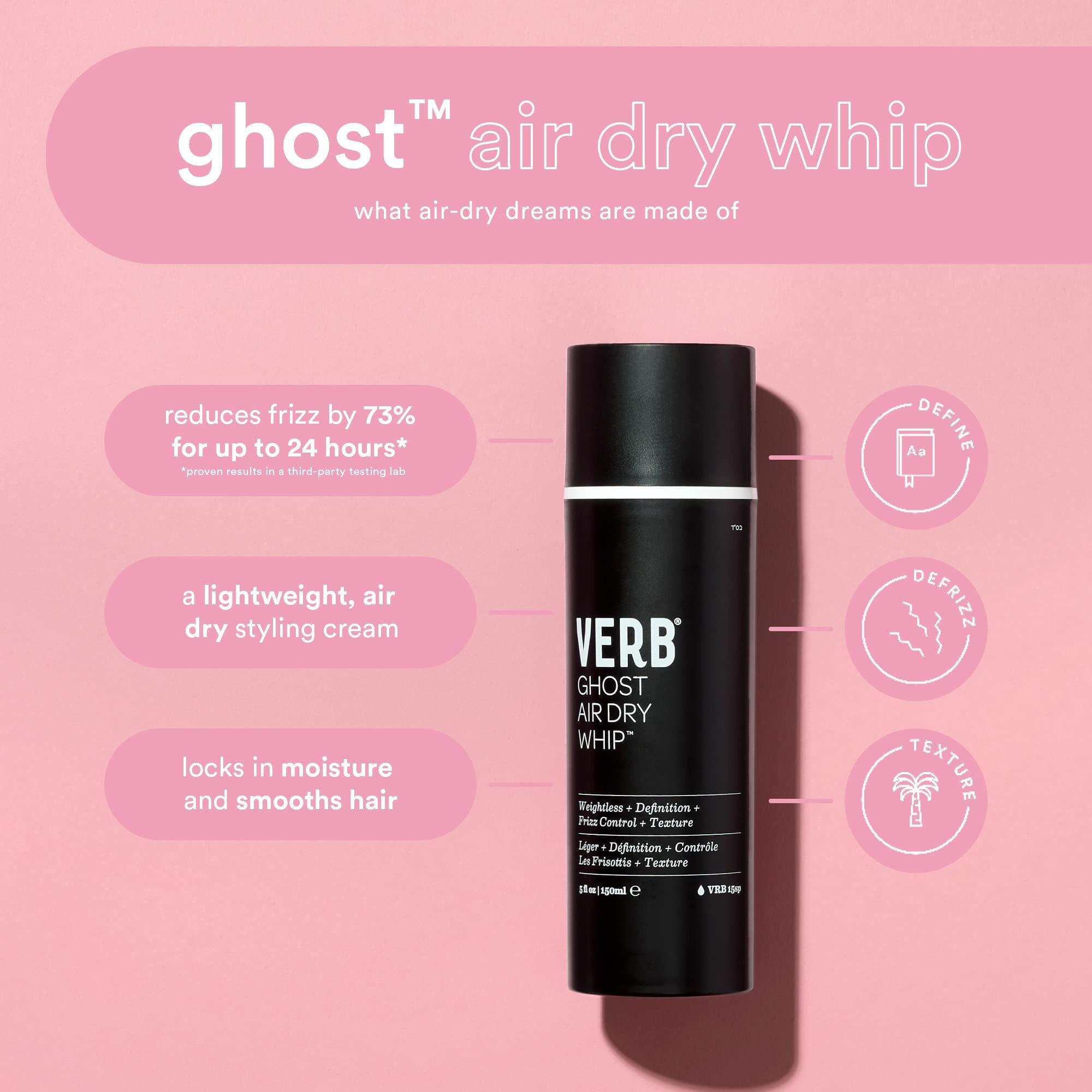 Verb Ghost Air Dry Whip  5 Oz