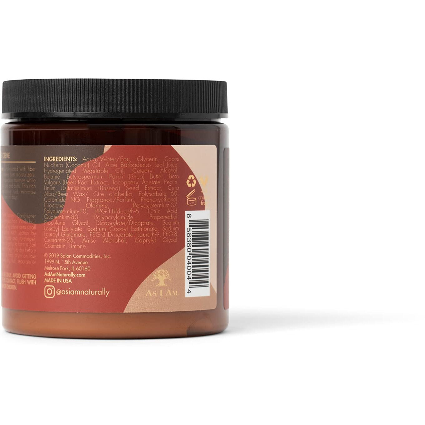 As I Am Curling Creme - 8 Ounce (Classic Collection) - Lightweight Curl & Coil Definer - Hi-Definition And Shine