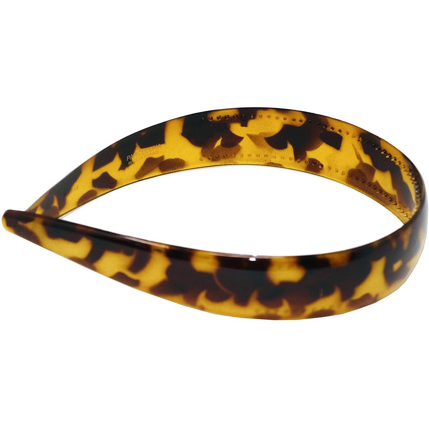 Parcelona French Simple Savana Flexible Celluloid Acetate Headband For Girls And Women