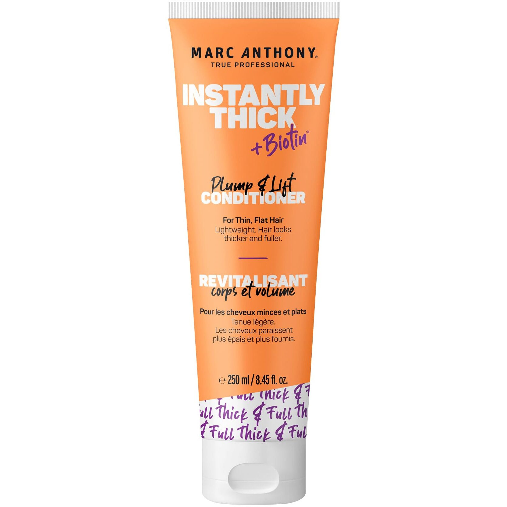 Marc Anthony Hair Thickening Biotin Conditioner  Instantly Thick - Biotin & Aloe Lightweight Conditioner For Thicker & Fuller Hair - Volumizing & Moisturizing Hair Product For Thin  Flat Or Dry Hair