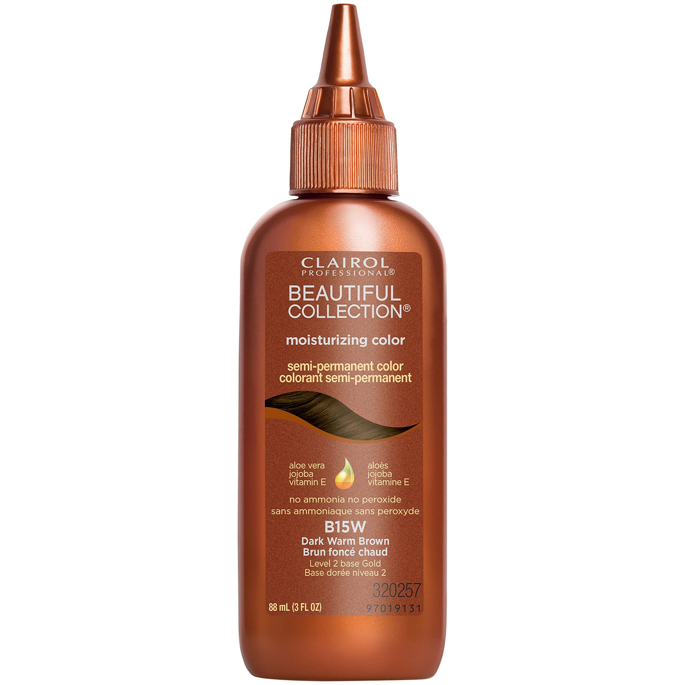 Clairol Professional Beautiful Collection Hair Color  15W Dark Warm Brown  3 Oz