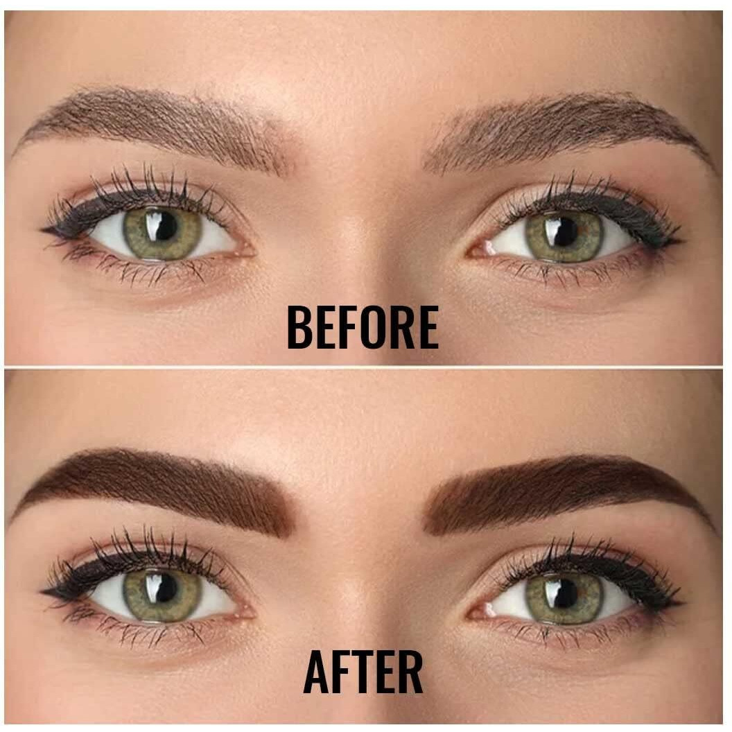 Minaibrow & Lash Tint Kit Dark Brown | Natural Spot Coloring And Brow Tinting Kit Powder In Capsule  Water And Smudge Proof | No Ammonia  No Lead