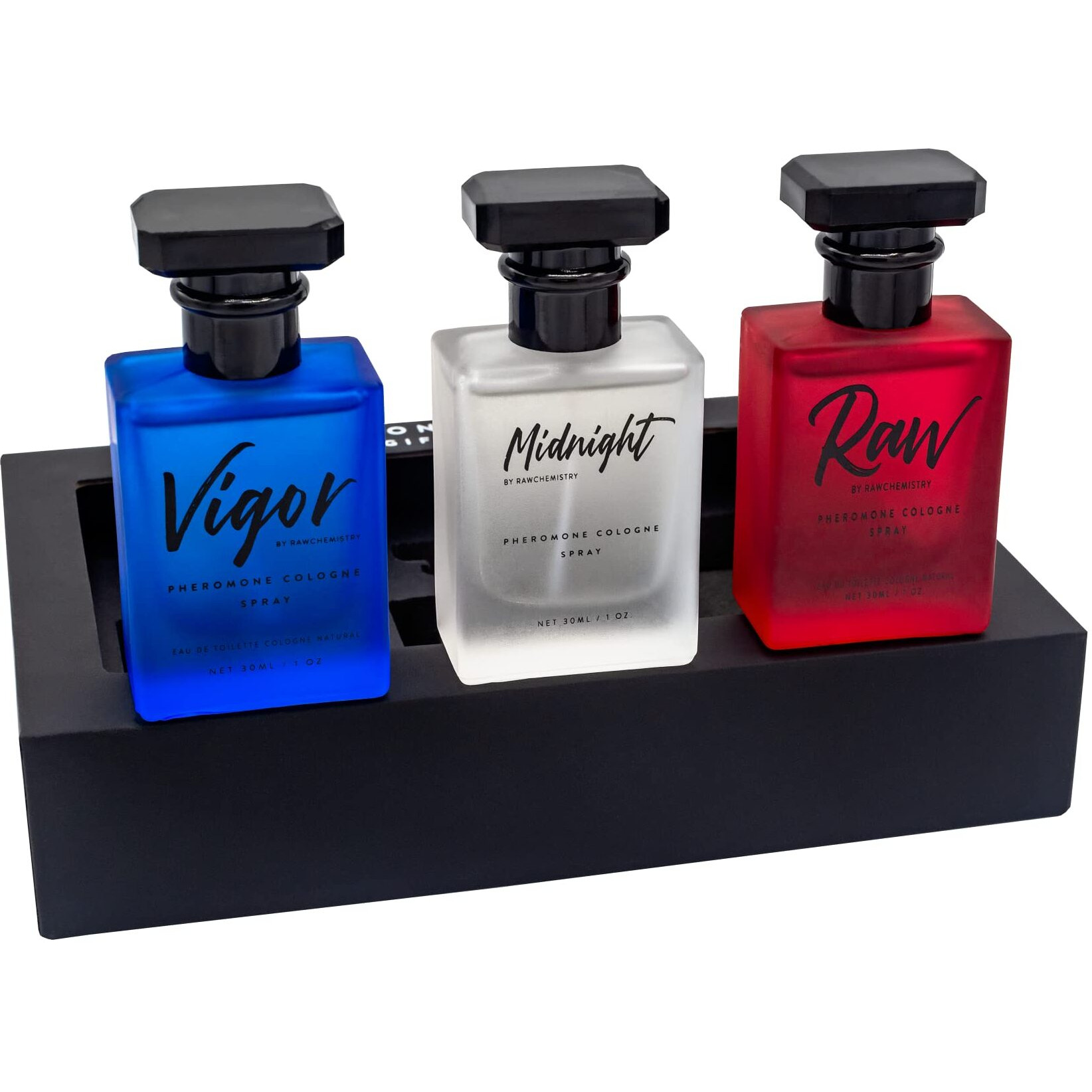Rawchemistry - A Pheromone Infused Mens Cologne Gift Set - Set Of 3 Colognes
